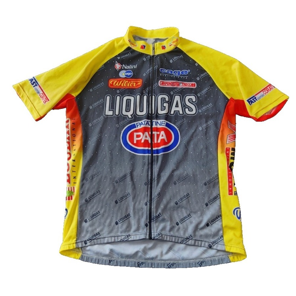 Nalini Cycling Jersey‎ Men's Size L Zip Up Bike Shirt
